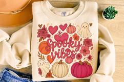 Spooky Vibes PNG, Halloween PNG, Pumpkin PNG, Fall PNG Product Image 4