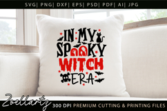 Spooky Witch Halloween SVG Funny Witchy T-shirt Mug Design Product Image 4