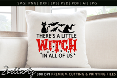Witchy Halloween SVG for Cricut Spooky T-shirt Mug Design Product Image 4