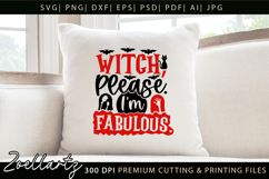 Witch Please SVG Spooky Halloween Funny T-shirt Mug Design Product Image 7