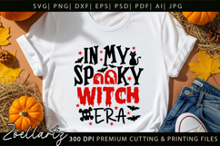Spooky Witch Halloween SVG Funny Witchy T-shirt Mug Design Product Image 1