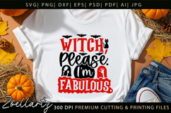 Witch Please SVG Spooky Halloween Funny T-shirt Mug Design Product Image 1