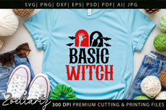 Basic Witch Funny Halloween SVG Spooky T-shirt Mug Design Product Image 8