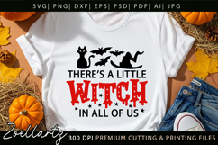 Witchy Halloween SVG for Cricut Spooky T-shirt Mug Design Product Image 1