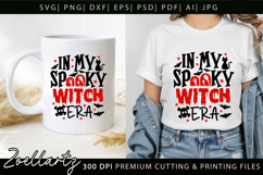 Spooky Witch Halloween SVG Funny Witchy T-shirt Mug Design Product Image 2