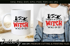 Witchy Halloween SVG for Cricut Spooky T-shirt Mug Design Product Image 2