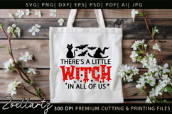 Witchy Halloween SVG for Cricut Spooky T-shirt Mug Design Product Image 6
