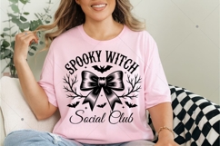 Spooky Witch Social Club PNG, Coquette Halloween Png Product Image 4