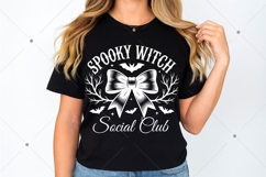 Spooky Witch Social Club PNG, Coquette Halloween Png Product Image 7