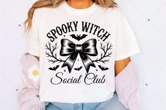 Spooky Witch Social Club PNG, Coquette Halloween Png Product Image 3