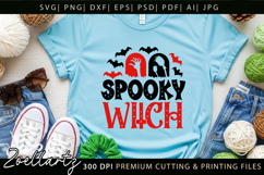 Spooky Witch SVG for Cricut Halloween T-shirt Mug Design Product Image 8