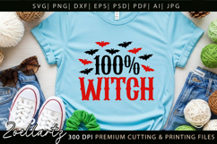 Spooky Witch SVG Cut File Funny Halloween T-shirt Mug Design Product Image 7