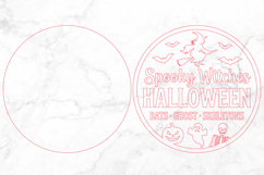Spooky Witches Halloween Door Sign SVG Product Image 3