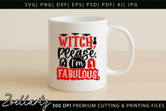 Witch Please SVG Spooky Halloween Funny T-shirt Mug Design Product Image 3