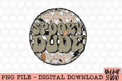 Spooky Dude Retro Ghosts PNG Sublimation Design Product Image 1