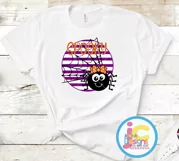 Girl Spooky Spider Halloween Png kids sublimation designs Product Image 2