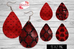 Creepy Halloween | 4 Sets of Teardrop Earrings PNG Product Image 1