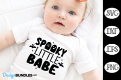 Spooky Little Babe Halloween Kids SVG Product Image 1