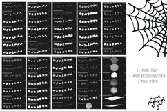 Halloween Procreate Stamp Brushes Spooky Stamps Product Image 4