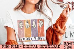 Spooky Vibes Ghosts PNG Sublimation Design Product Image 1