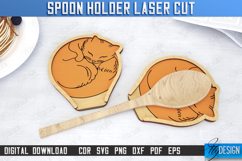 Spoon Holder Laser Cut | Cat Shape | Kitchen Accessories Product Image 1
