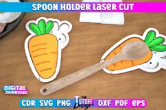 Spoon Holder| Carrot Shape | Kitchen Accessories| Spoon Rest Product Image 1