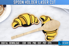Spoon Holder Laser Cut | Croissant Shape|Kitchen Accessories Product Image 1