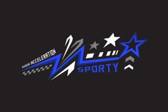 Sport abstract decal sticker sport wrap art concept Product Image 2