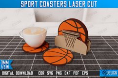 Personalized Sport Coasters Laser Cut Bundle | Sport Coaster Product Image 11