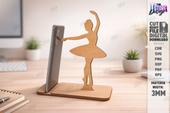 Sport Phone Stand Laser Cut | Gym and Dance | Phone Holder Product Image 1