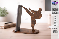 Sport Phone Stand Laser Cut | Gym and Dance | Phone Holder Product Image 1