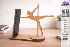 Sport Phone Stand Laser Cut | Gym and Dance | Phone Holder Product Image 1