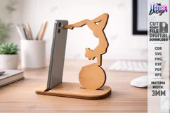 Sport Phone Stand Laser Cut | Gym and Dance | Phone Holder Product Image 1