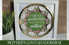 3D Mother's Love Shadowbox | Layered Papercut SVG Product Image 1