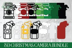 3D Christmas Camera Bundle | Santa Cam Papercut | Elf Cam Product Image 2