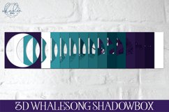 3D Whalesong Shadowbox| Layered Papercut SVG Product Image 2