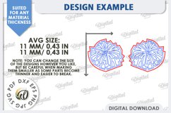 Sport Earrings Laser Cut Bundle. Sports Stud Earrings SVG Product Image 5