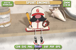 Wooden Sport Gnomes Laser Cut Bundle,Decorative Wooden Gnome Product Image 6