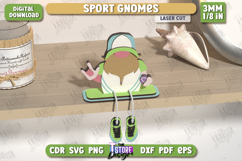 Wooden Sport Gnomes Laser Cut Bundle,Decorative Wooden Gnome Product Image 8