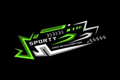 Sport racing stripe car modification wrap sticker vinyl deca Product Image 1