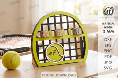 Sport Ring Holder Laser Cut. Ring Display. Tennis SVG Product Image 1