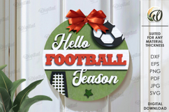 Sport Round Signs Bundle Laser Cut. Wall decor SVG Product Image 4
