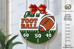 Sport Round Signs Bundle Laser Cut. Wall decor SVG Product Image 6