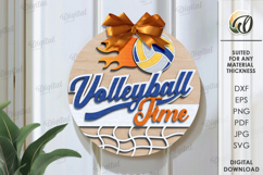 Sport Round Signs Bundle Laser Cut. Wall decor SVG Product Image 9