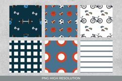 Sport Seamless Pattern Paper Pack Product Image 1
