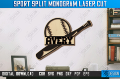 Personalized Sports Wall Sign Laser Cut|Wall Décor|Baseball Product Image 1