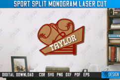 Personalized Sports Wall Sign Laser Cut | Wall Décor | Box Product Image 1