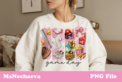 Game Day Softball Sublimation | Coquette Brushstroke Design Product Image 3