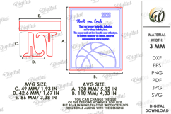 Sport Team Sign Laser Cut. Coach Appreciation Plaque SVG Product Image 2