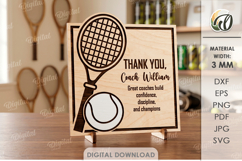 Sport Team Signs Bundle Lasercut. Custom Sign With Stand SVG Product Image 12